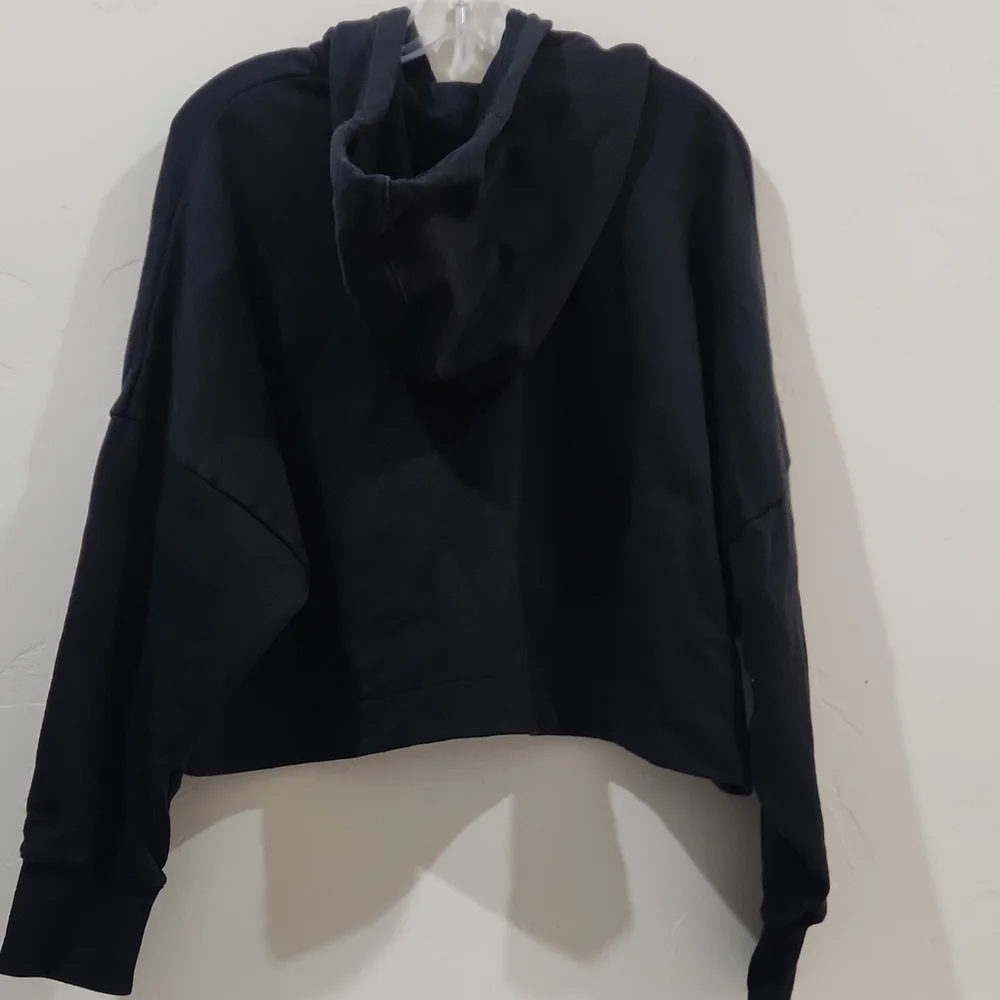 adidas Black and White Women's Hoodie Sweater - Picture 3 of 8